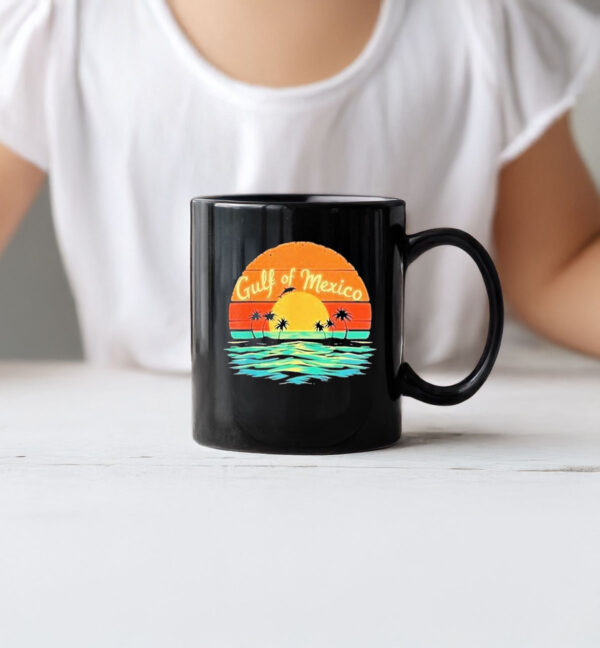 Awesome Gulf of Mexico Beach Palms Summer Vacation Mug