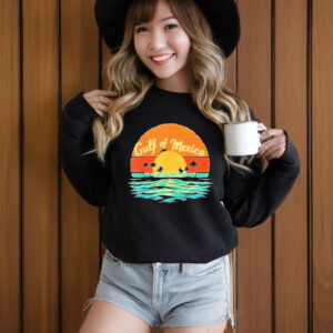 Awesome Gulf of Mexico Beach Palms Summer Vacation T-Shirt