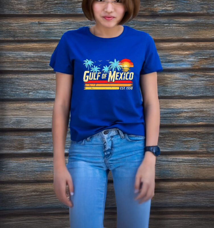 Est 1550 Gulf of Mexico Forever Retro Vintage Beach shirts