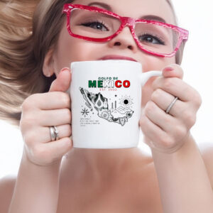 Golfo De Mexico Est 1550 Appeared For The First Time On A World Map Mug