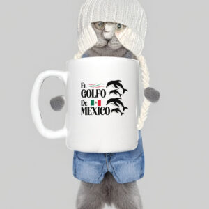 Golfo De Mexico Mug - El Golfo De Mexico With Dolphin