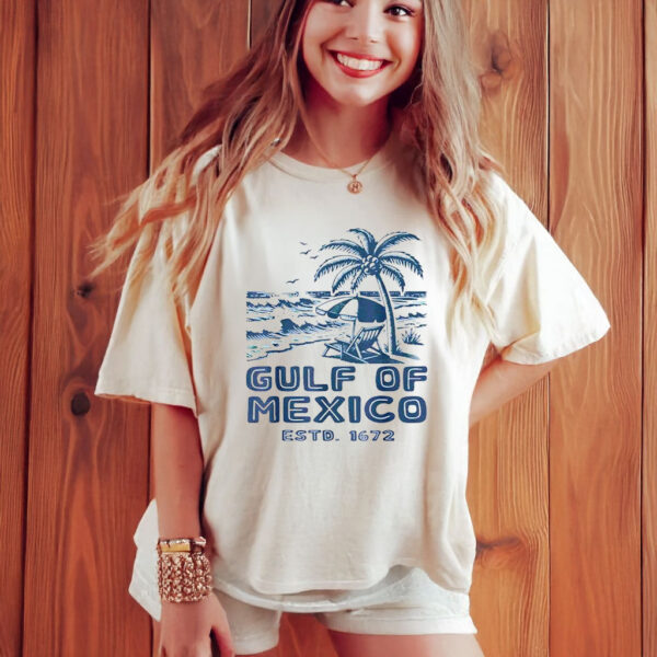 Gulf Of Mexico 1672 Beach T-Shirt