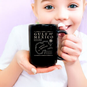 Gulf Of Mexico 1672 Mexico Map Mug