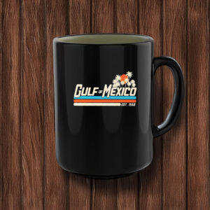 Gulf Of Mexico Est. 1550 Retro Style Mug