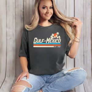 Gulf Of Mexico Est. 1550 Retro Style T-Shirt