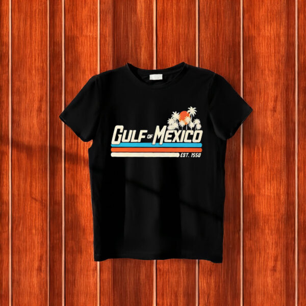 Gulf Of Mexico Est. 1550 Retro Style T-Shirt