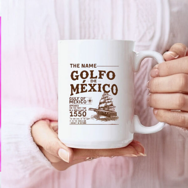 Gulf Of Mexico Name Origin 1550 Mug