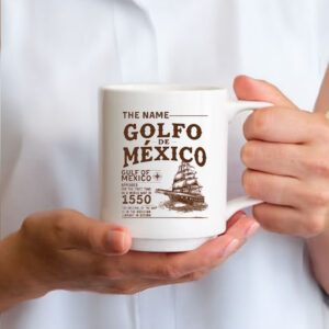 Gulf Of Mexico Name Origin 1550 Mug