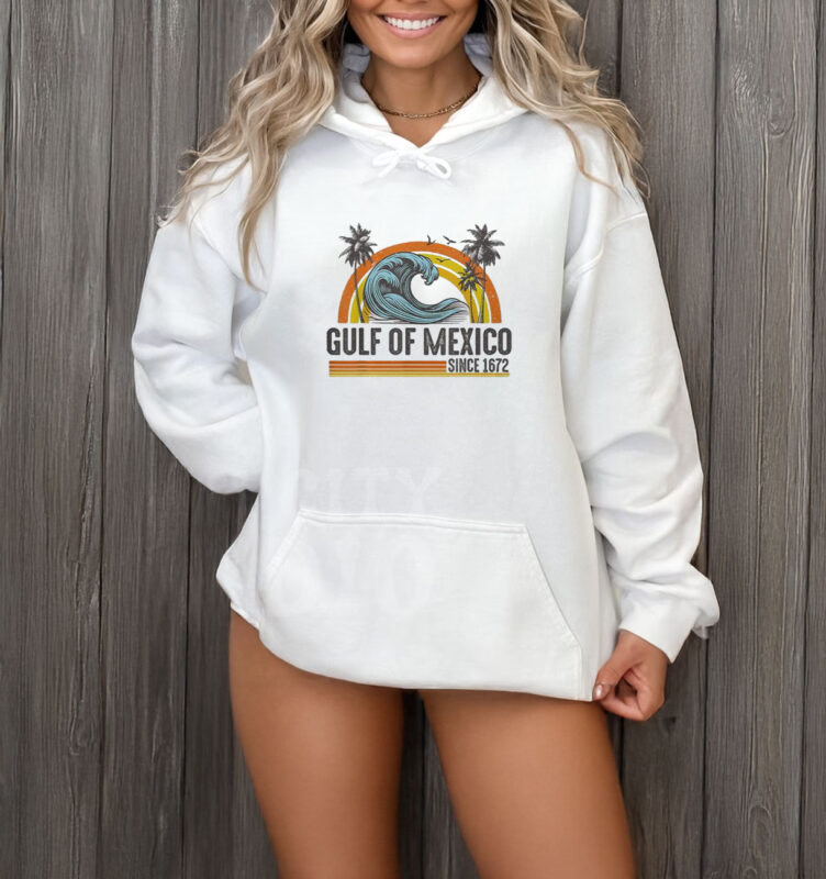 Gulf Of Mexico Since 1672 Vintage Beach Summer Vacation Men T-shirt