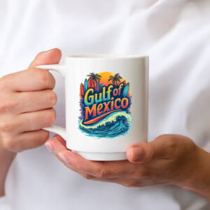 Gulf Of Mexico Surfing Beach Waves Tropical Sunset Coastal Mug