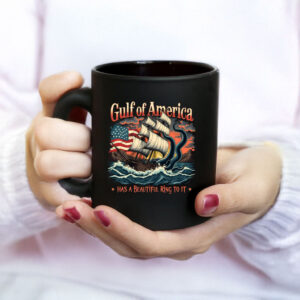 Gulf Of Usa America Flag Mexico Vintage Retro Mug