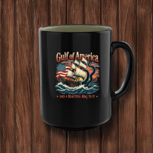 Gulf Of Usa America Flag Mexico Vintage Retro Mug