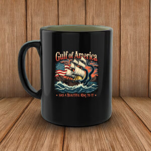 Gulf Of Usa America Flag Mexico Vintage Retro Mug