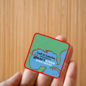 Gulf of America Sponsored By Draft Kings Sticker ,Car Magnet