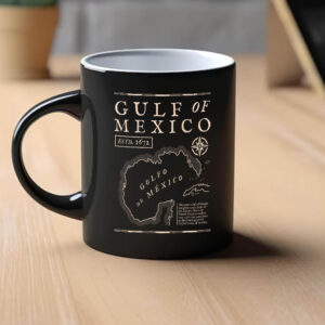 Gulf of Mexico 1672 Historic Map Mug