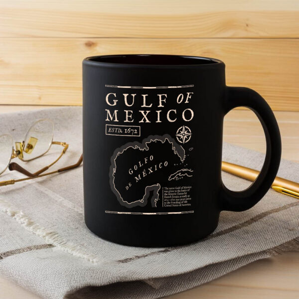 Gulf of Mexico 1672 Historic Map Mug