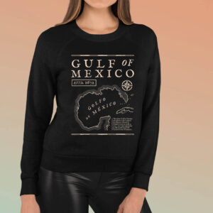 Gulf of Mexico 1672 Historic Map T-Shirt