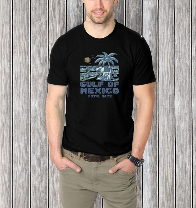 Gulf of Mexico 1672 Vintage Beach - Gulf of Mexico Forever T-Shirt