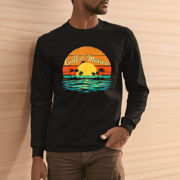 Gulf of Mexico Beach Palms Summer Vacation T-Shirt