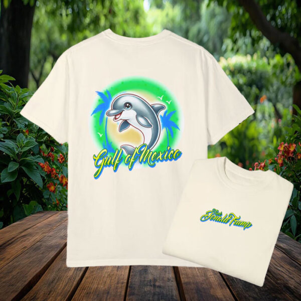 Gulf of Mexico Dolphin FDT Double Sided T-Shirt, Anti-Trump