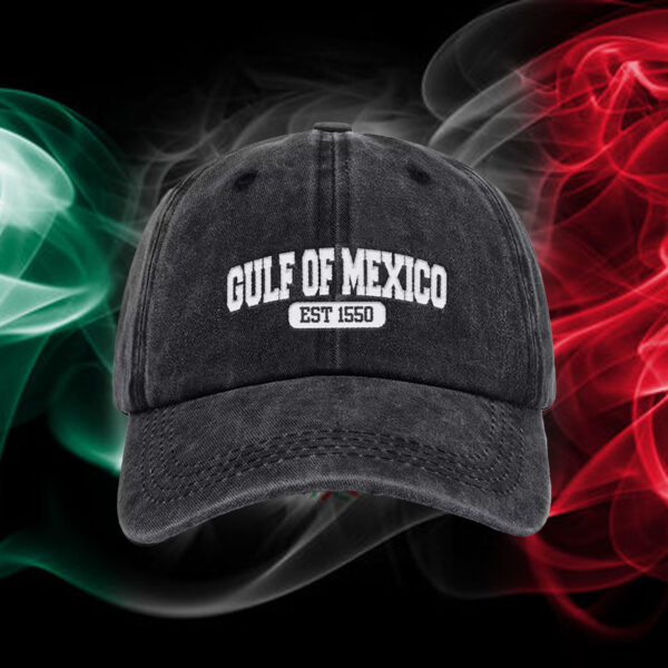 Gulf of Mexico Est 1550 Embroidered Hat