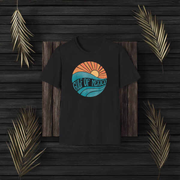 Gulf of Mexico Est 1550 Retro Vintage Beach T-Shirt