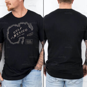 Gulf of Mexico Map Crewneck Shirt