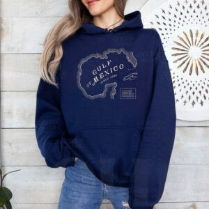 Gulf of Mexico Map Hoodie