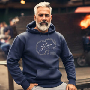 Gulf of Mexico Map Hoodie
