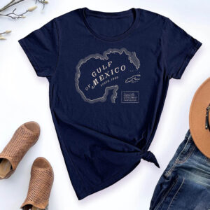 Gulf of Mexico Map Unisex T-Shirt