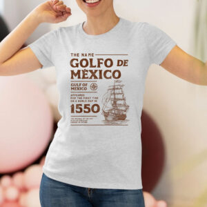 Gulf of Mexico Name Origin 1550 T-Shirt