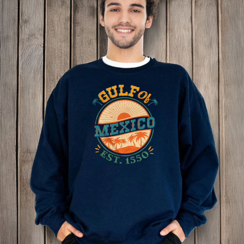 Gulf of Mexico Palms Summer Holiday Vacation T-Shirt