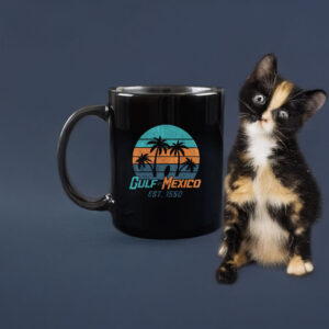 Gulf of Mexico Retro Vintage Beach Golfo de México Mug