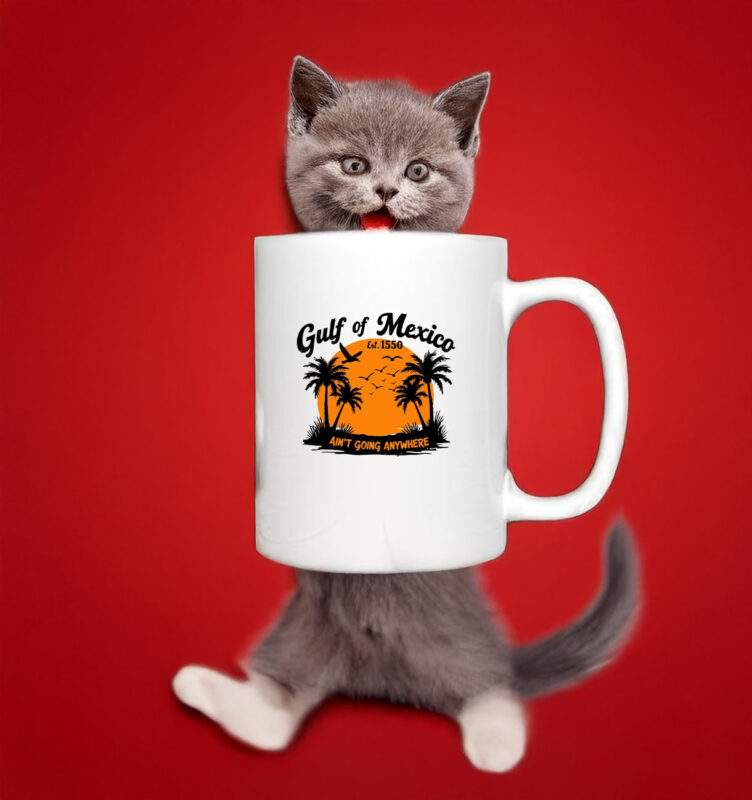 Gulf of Mexico Since 1550 Mug Vintage Gulf of Mexico Since 1550