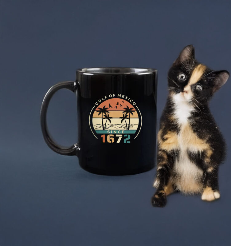 Gulf of Mexico Since 1672 - Vintage Beach Mug