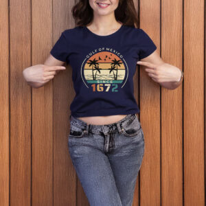Gulf of Mexico Since 1672 - Vintage Beach T-Shirt