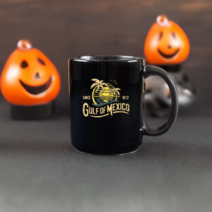 Gulf of Mexico Vintage Sunset Palm Trees Ocean Beach Retro Essential Mug