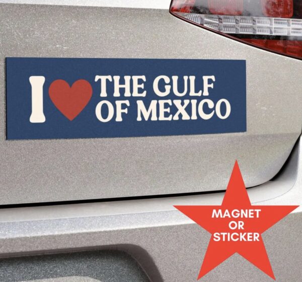 I Love the Gulf of Mexico Magnet, Sticker