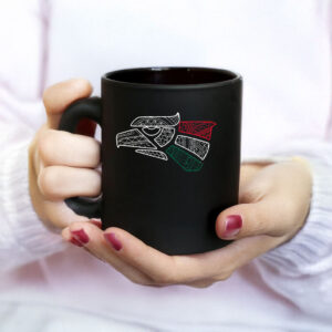 Mexico Flag - Mexican Eagle Aztec Style Active Mug