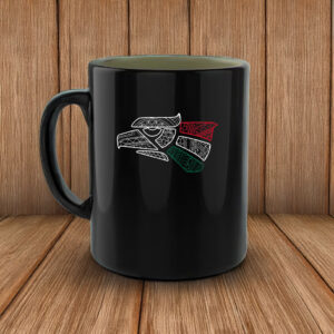Mexico Flag - Mexican Eagle Aztec Style Active Mug