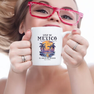 Offcial Gulf Of Mexico El Golfo De Mexico Para Siempre Beach Since 1672 Mug