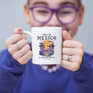 Offcial Gulf Of Mexico El Golfo De Mexico Para Siempre Beach Since 1672 Mug