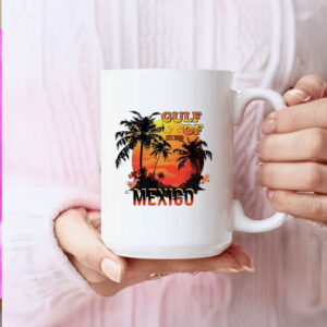 Offcial Gulf Of Mexico Est 1550 Vintage Sunset Mug