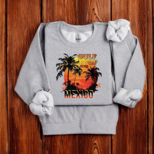 Offcial Gulf Of Mexico Est 1550 Vintage Sunset T-Shirt