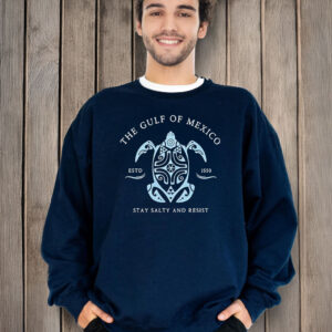 Offcial The Gulf Of Mexico Estd 1550 Stay Salty And Resist T-Shirts