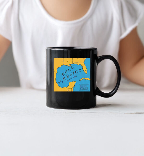 Official Gulf Of Mexico Since 1550 Historic Map Mug