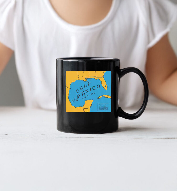 Official Gulf Of Mexico Since 1550 Historic Map Mug