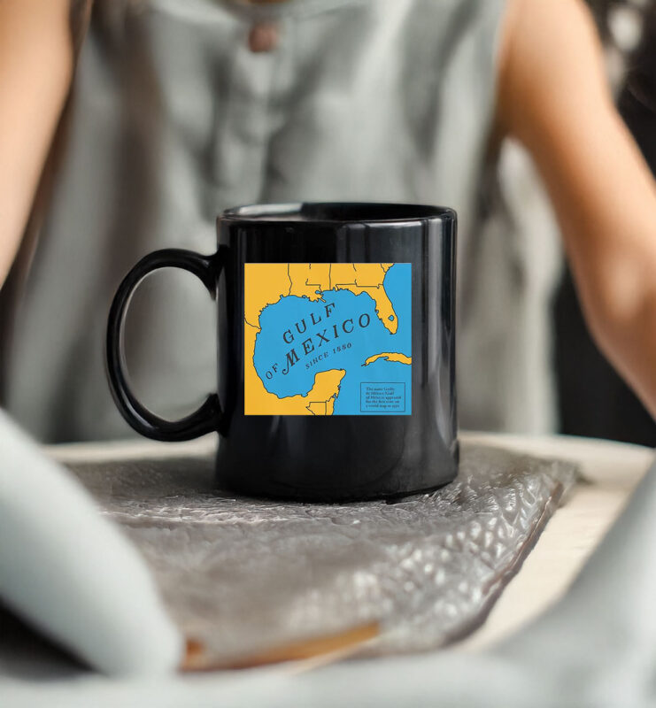 Official Gulf Of Mexico Since 1550 Historic Map Mug