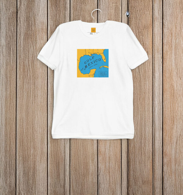 Official Gulf Of Mexico Since 1550 Historic Map T-Shirt