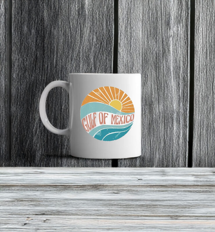 Official Gulf Of Mexico Summer Sun Beach Mug